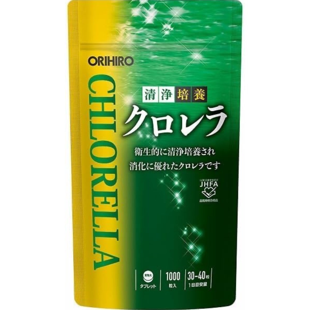 ORIHIRO 日本淨化培養小球藻(1000粒/包)