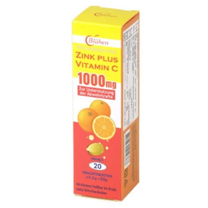 速補美C含鋅 發泡錠/維他命C1000(20錠/瓶)