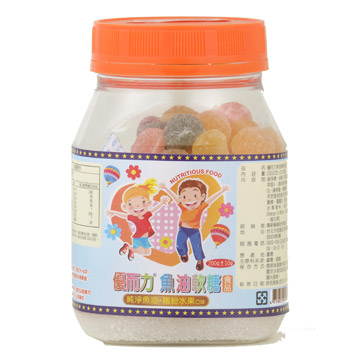 優而力魚油軟糖(200g/瓶)