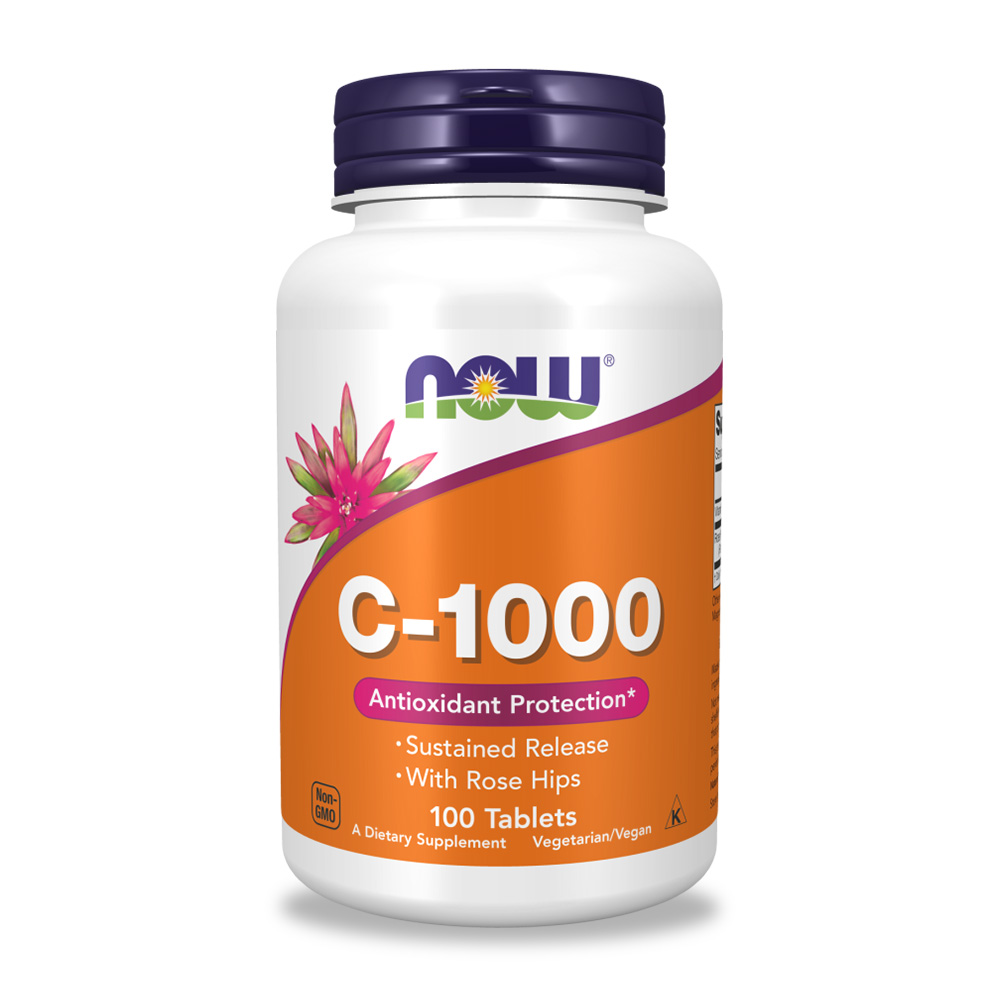 NOW 維生素C1000緩釋錠1瓶(100顆)(其他規格)