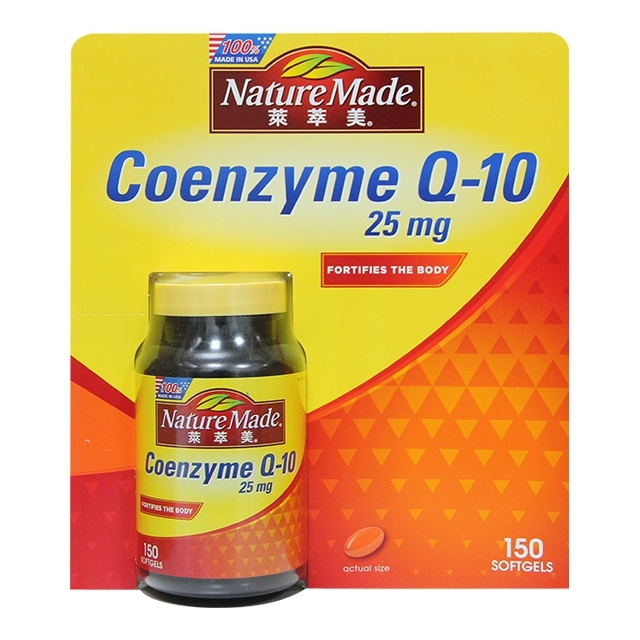 Nature Made 萊萃美 輔酶素Q10 25mg軟膠囊 150粒