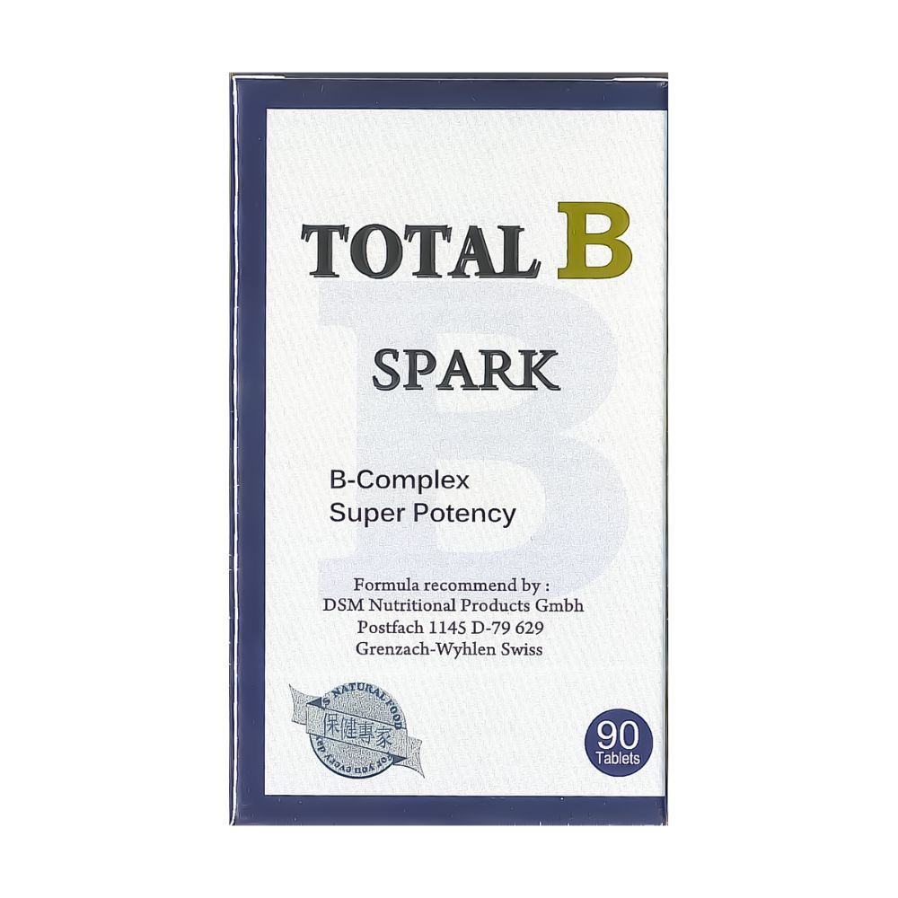 TOTAL B SPARK 斯巴克維生素B群 90顆/盒