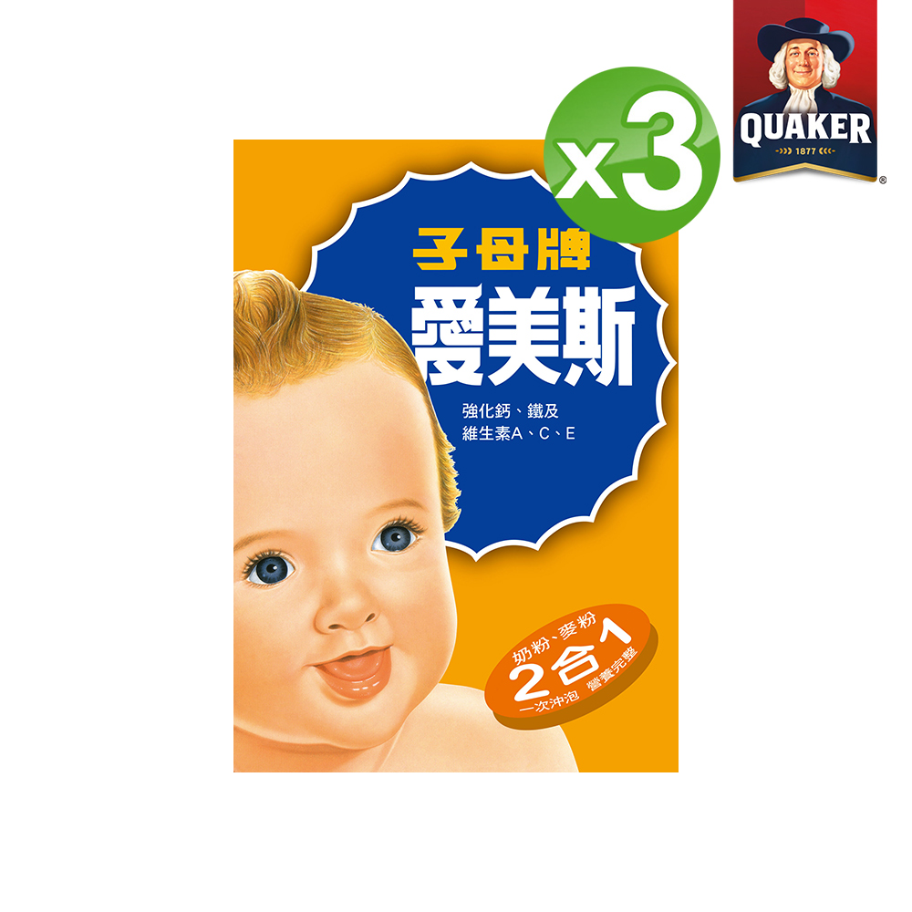 Quaker 桂格 即溶愛美斯(900g/盒)x3盒