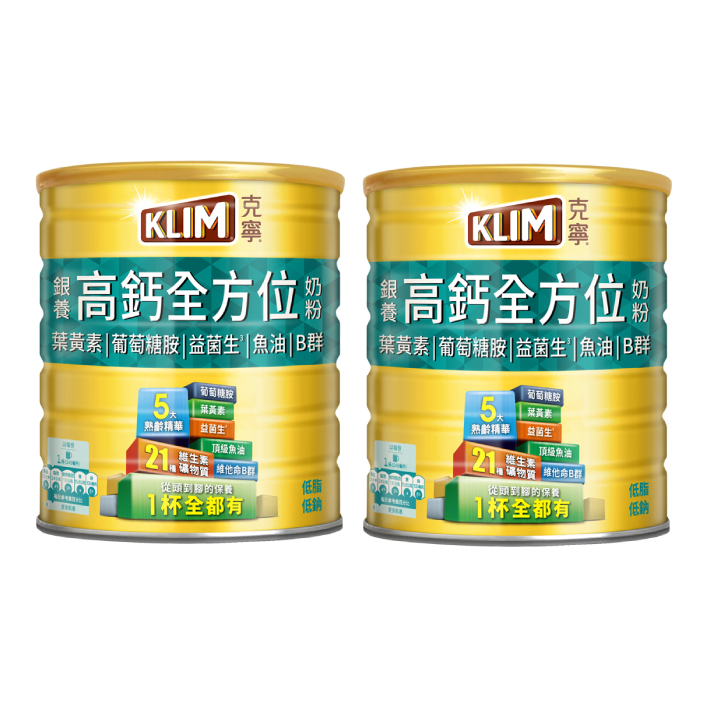 克寧 銀養高鈣全方位奶粉1.4kgx2罐