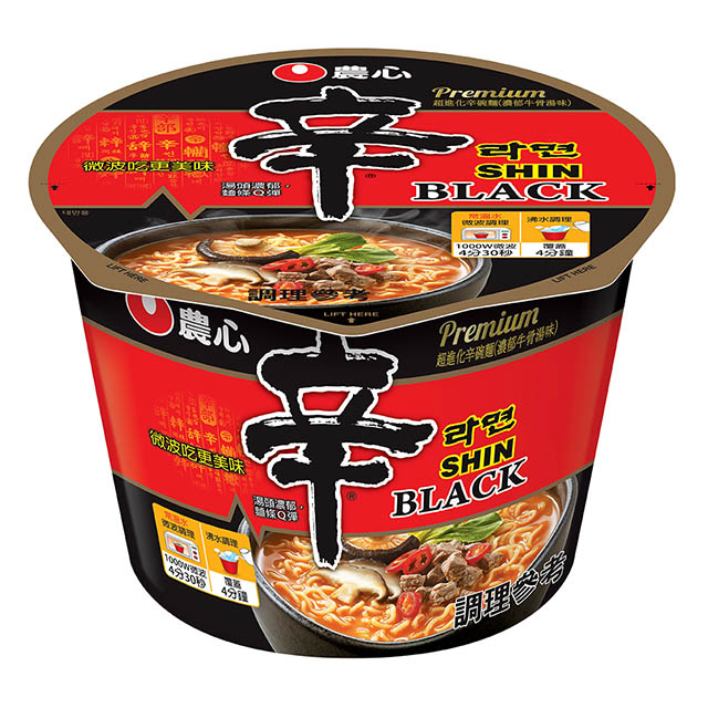 韓國農心 超進化辛碗麵-濃郁牛骨湯味(101g)