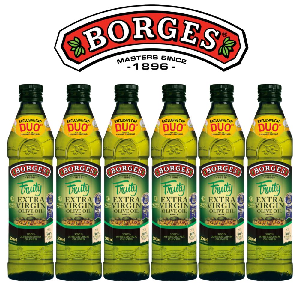 BORGES 百格仕 特級初榨橄欖油(阿爾貝吉納)500mlx6瓶 Extra Virgin 第一道特級初榨冷壓