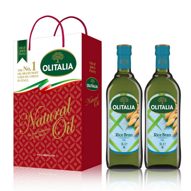 Olitalia 奧利塔 玄米油禮盒組(1000mlx2瓶)