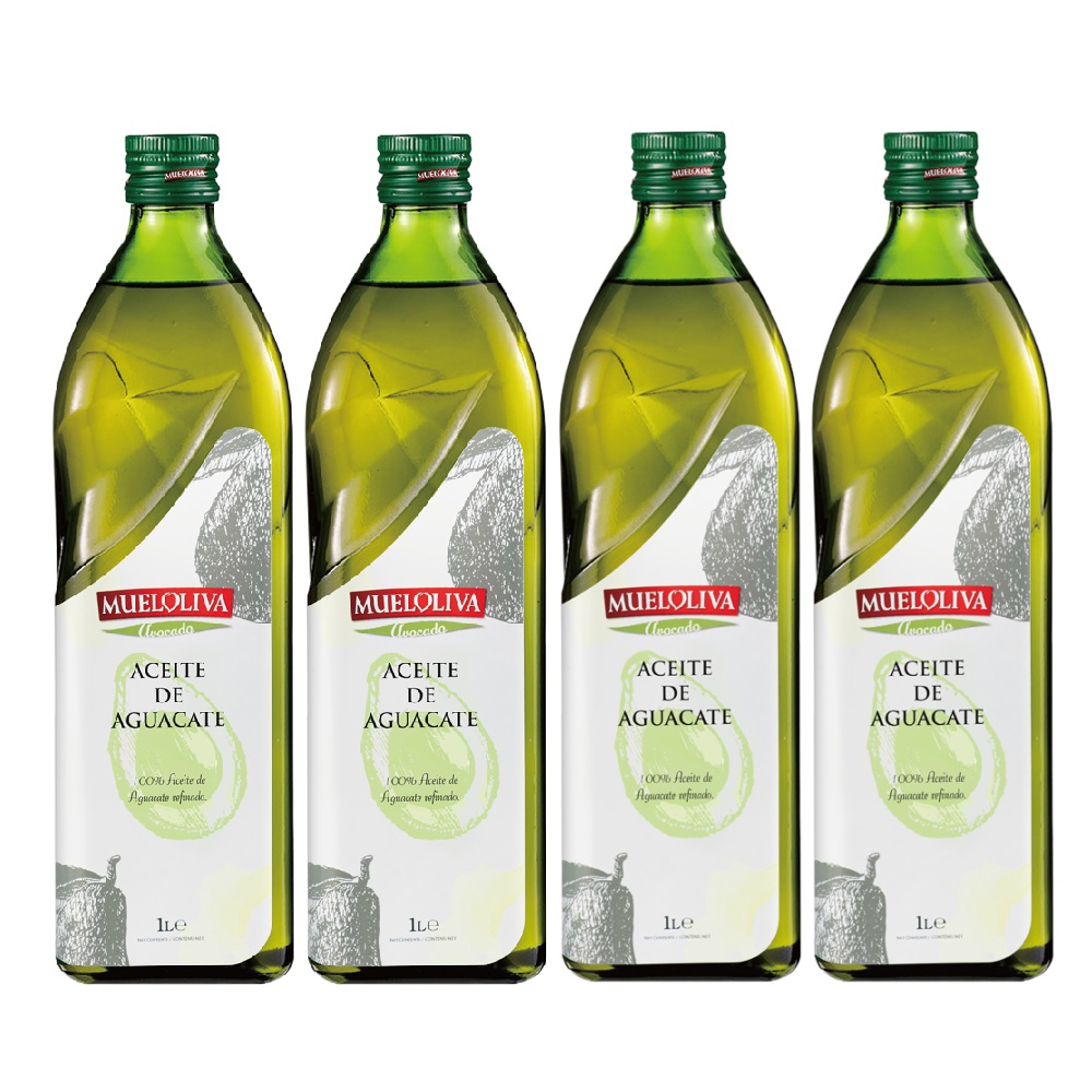 慕雅利華 西班牙百分之百酪梨油(1000ml X 4瓶)