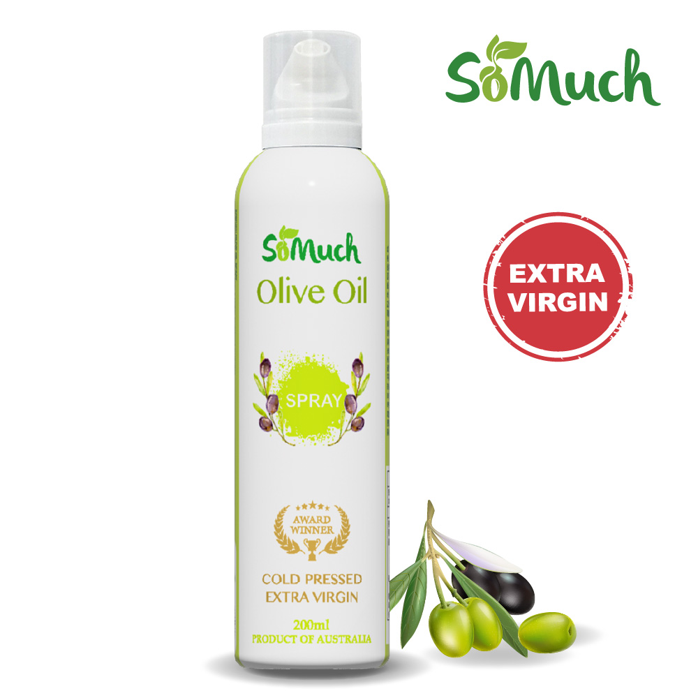 壽滿趣 【Somuch】頂級冷壓初榨橄欖油噴霧/噴油瓶(200ml)