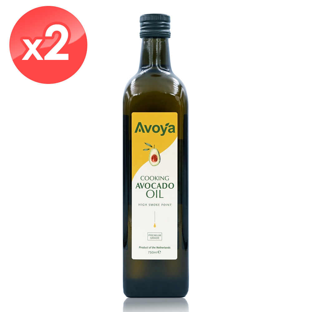 【Avoya】烹調酪梨油2瓶組(750毫升*2瓶)