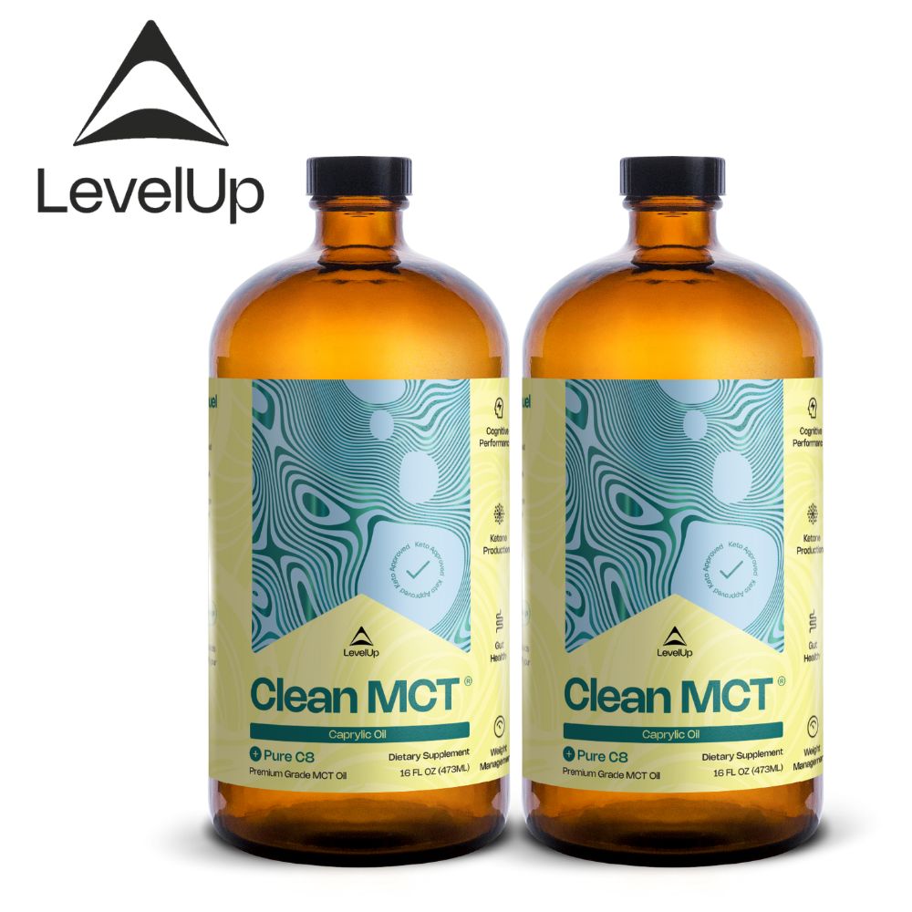 LEVELUP 《美國》純淨C8 MCT中鏈油473mlx2瓶