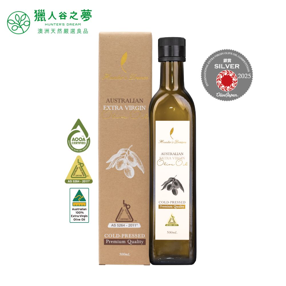 澳洲原裝特級初榨橄欖油 500ml (可生飲/大國際認證/低溫冷壓)