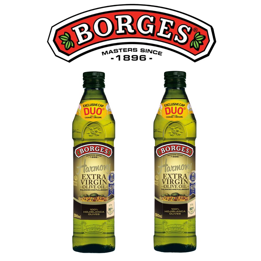 BORGES 百格仕 特級初榨橄欖油(霍希布蘭卡)500mlx2瓶 Extra Virgin第一道特級初榨冷壓