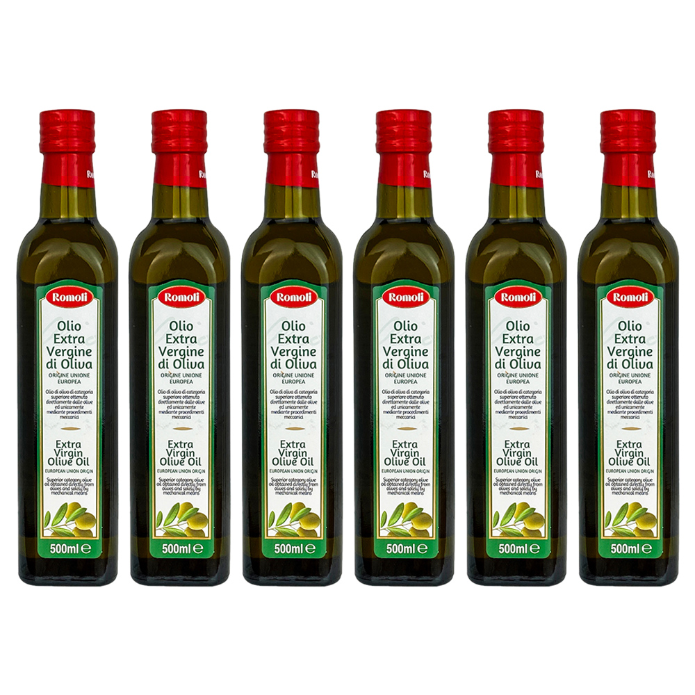 義大利羅馬尼特級冷壓初榨橄欖油500ML*6
