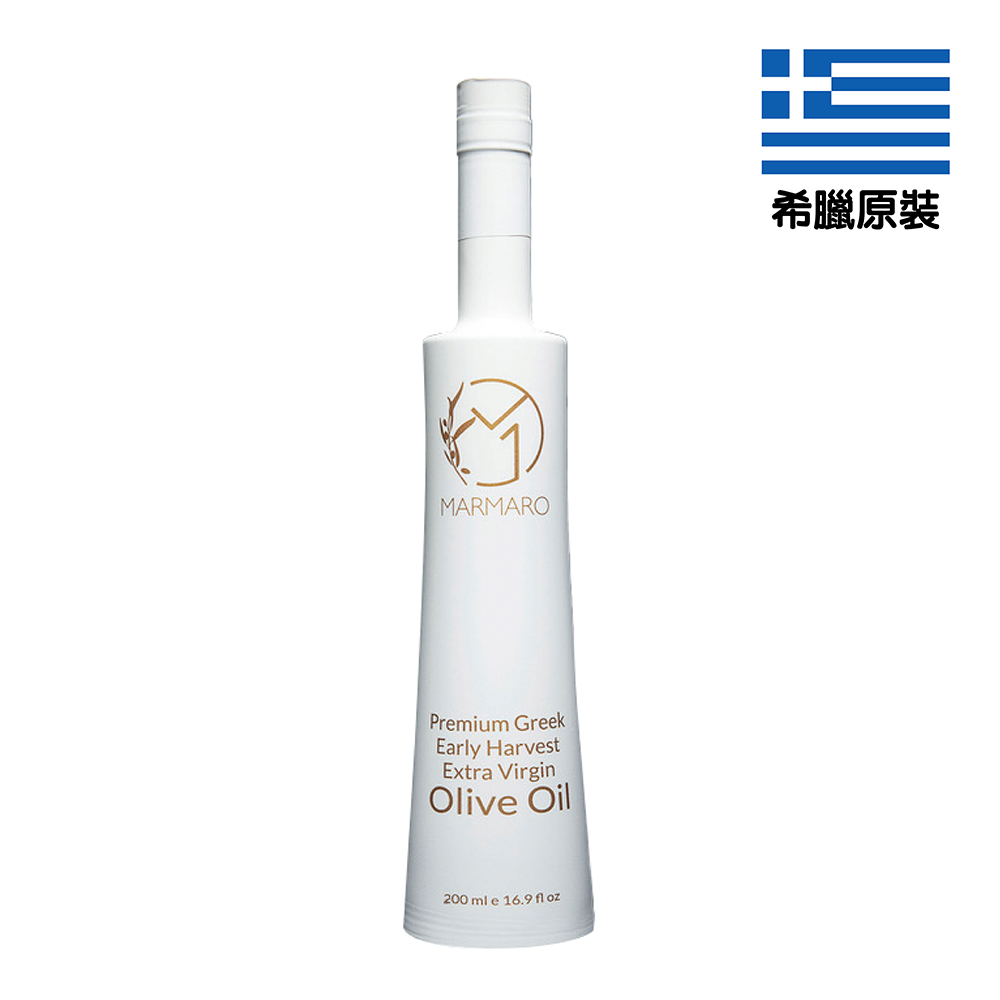 PALIER | Marmaro | 冷壓初榨《早摘》希臘特級橄欖油 200ml《高雅白瓷款、愛琴海純淨藍款》