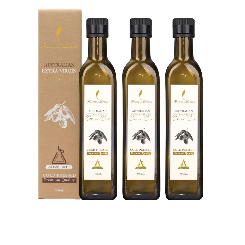 Hunter‘s Dream 獵人谷之夢 澳洲特級初榨橄欖油500ml 三入