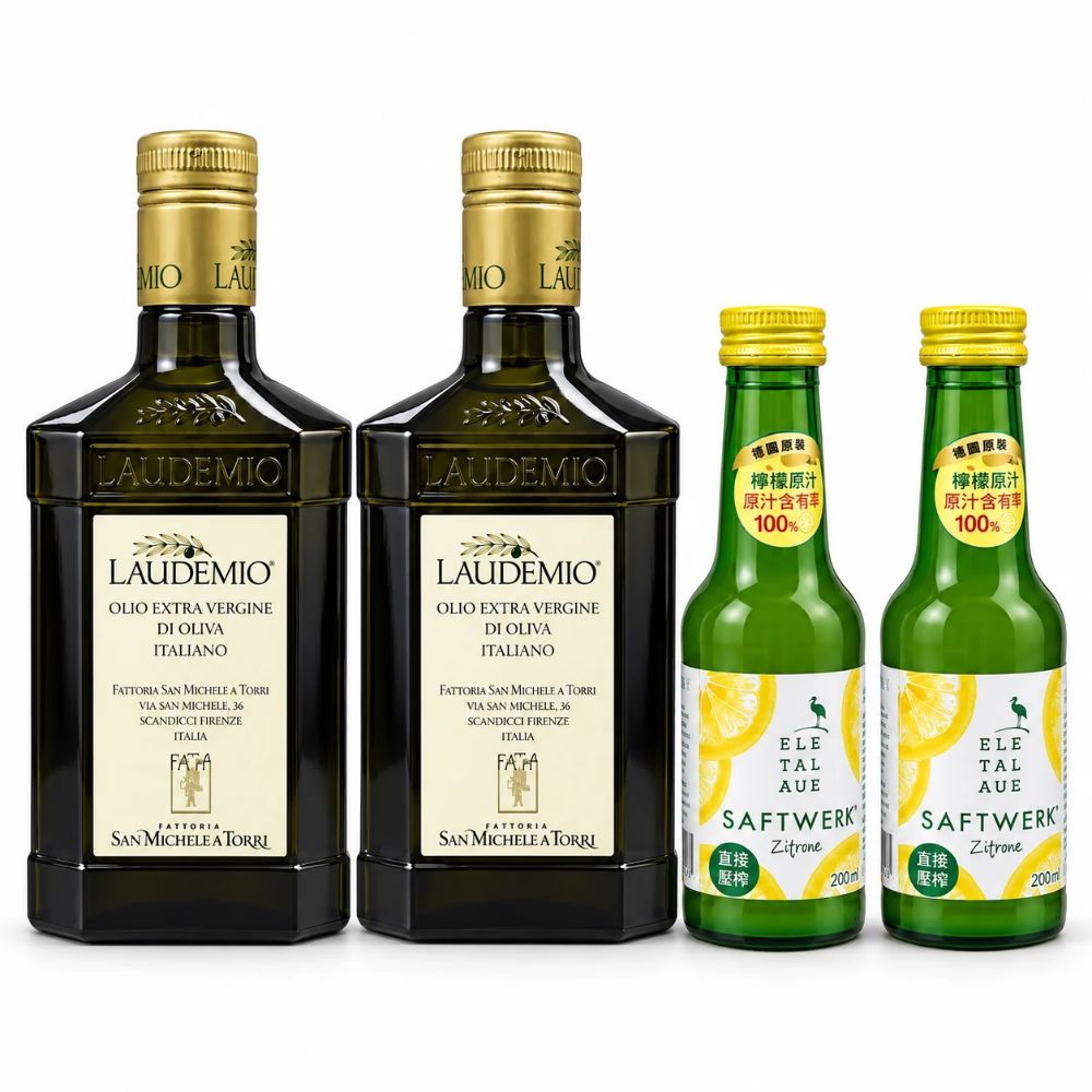 Laudemio San Michele 森米西爾 特級初榨橄欖油橄欖油 500ml*2+西西里檸檬汁200ml*2