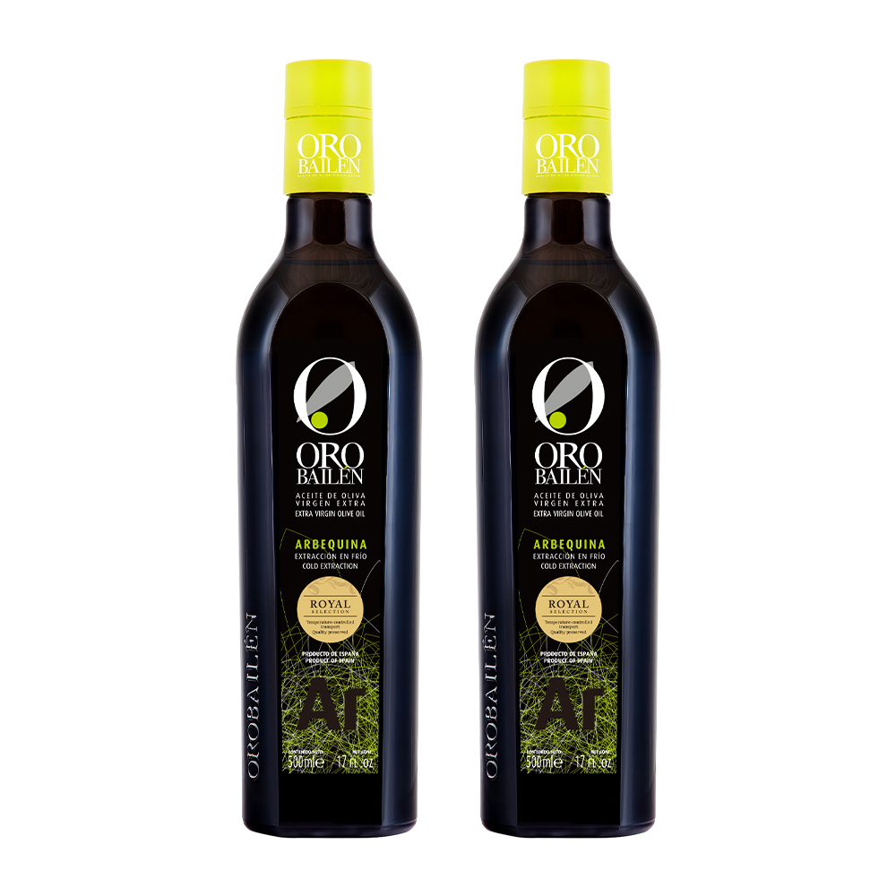 Oro Bailen 皇嘉 特級冷壓初榨橄欖油皇家級Arbequina 500mlx2