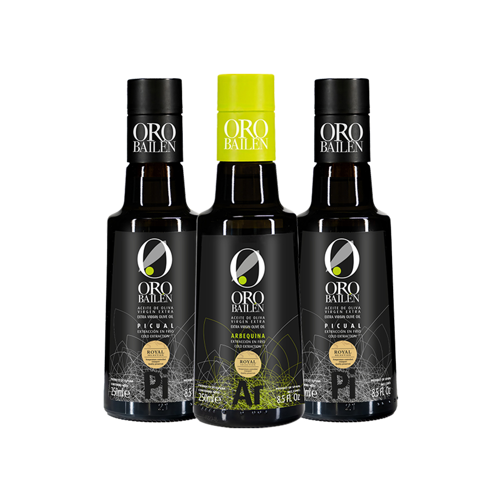 Oro Bailen 皇嘉 特級冷壓初榨橄欖油 Picaul+Arbequina 250mlx3