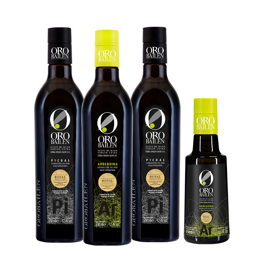 Oro Bailen 皇嘉 特級冷壓初榨橄欖油 皇家級500mlx3+Arbequina250ml