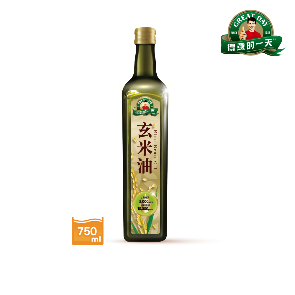 得意的一天玄米油750mlx3