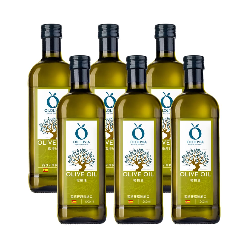 GoodSome 陳桑灶咖 【OILOLIVIA】西班牙原裝進口橄欖油1000mlx6入