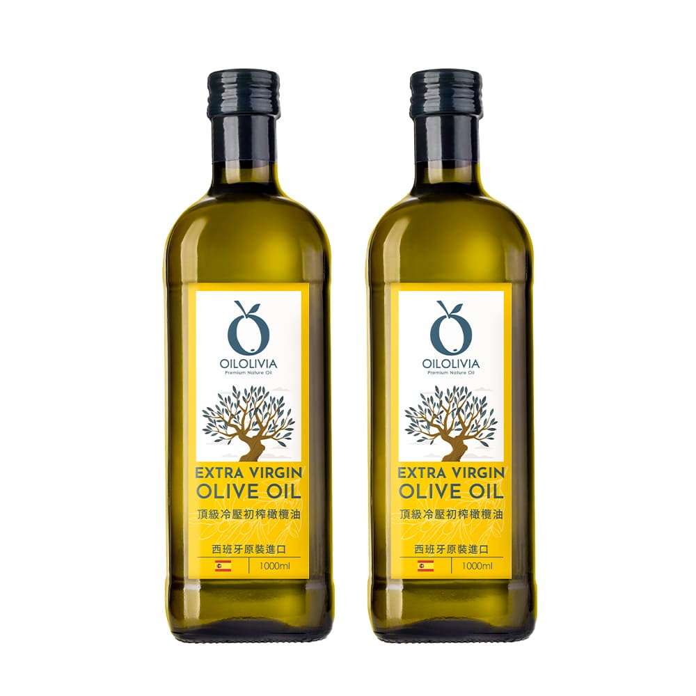 GoodSome 陳桑灶咖 【OILOLIVIA】西班牙頂級初榨橄欖油1000mlx2入