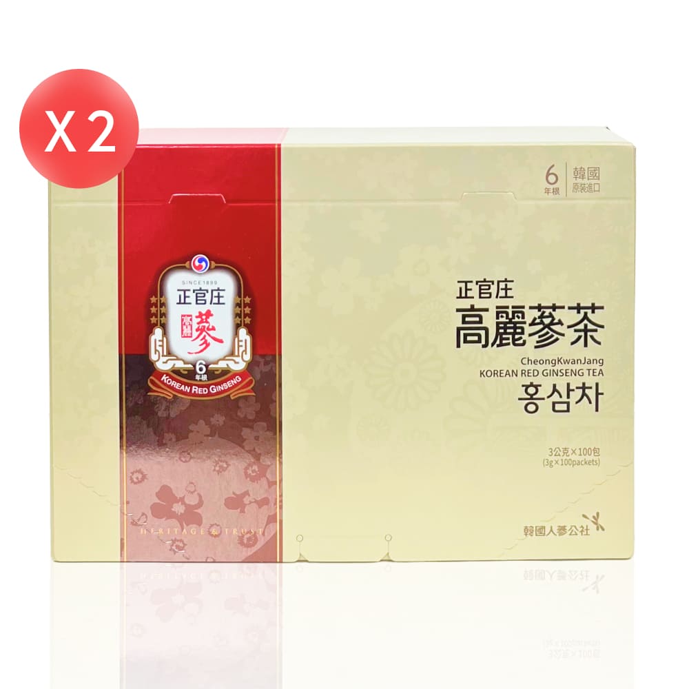 正官庄6年紅参茶・高麗人参茶 やすかろ 3g×100包