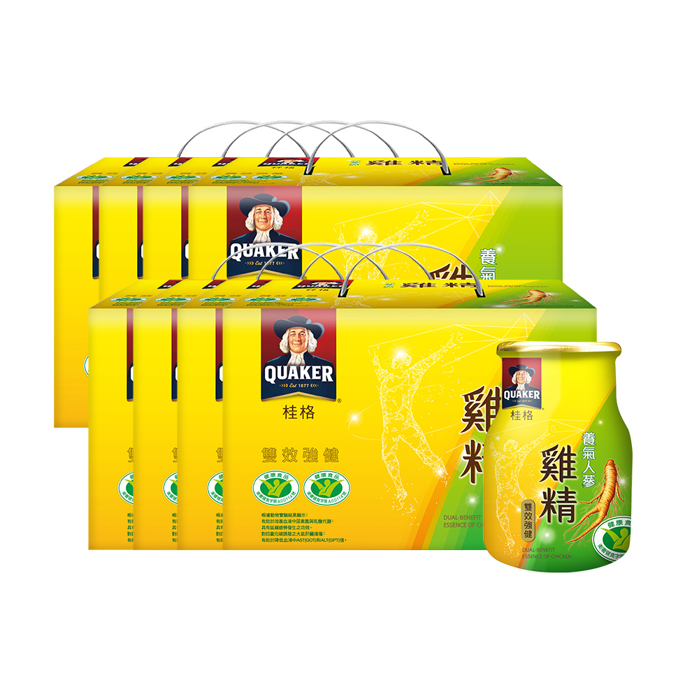 Quaker 桂格 養氣人蔘雞精(68mlx18入x8盒)