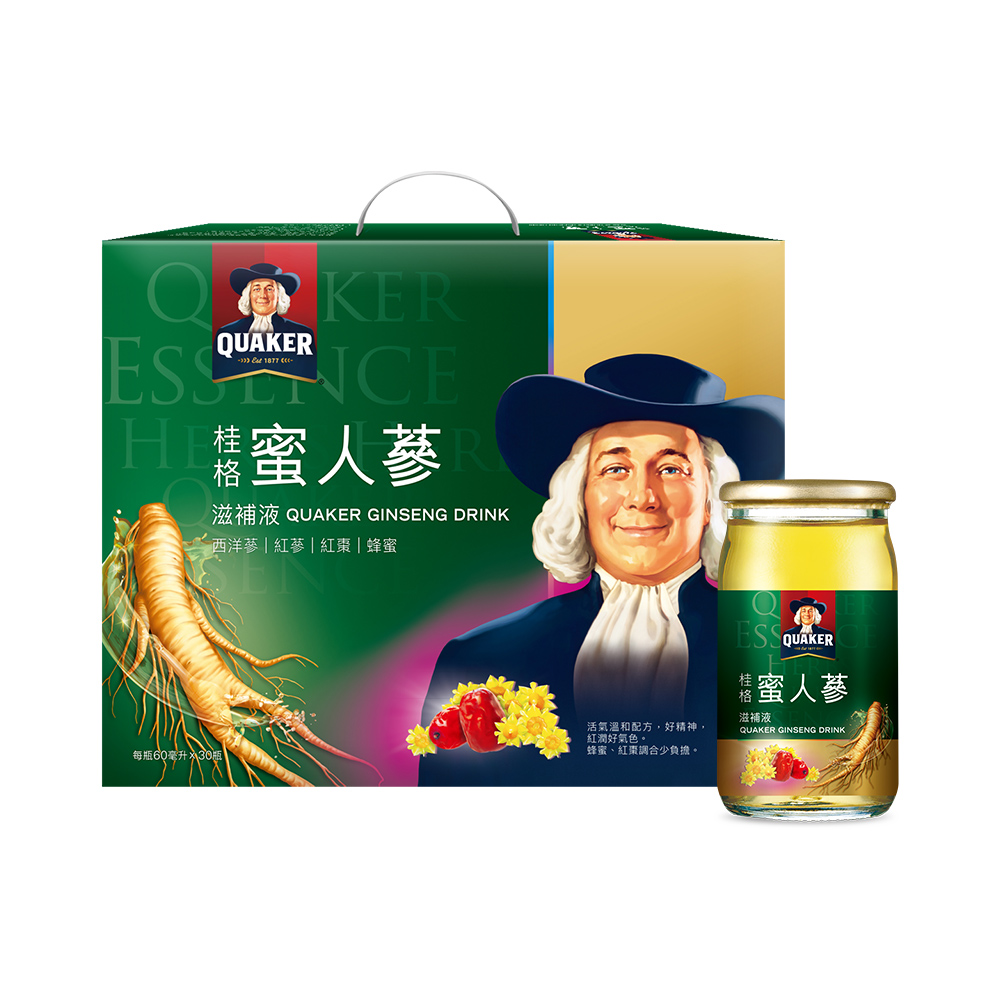 Quaker 桂格 養氣蜜人蔘滋補液(60ml30入)