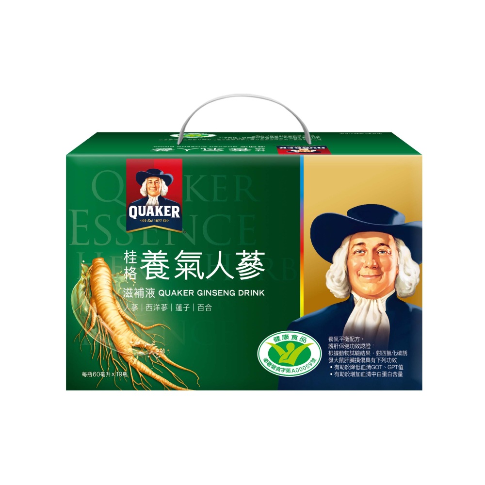 Quaker 桂格 養氣人蔘滋補液(60mlx19入)