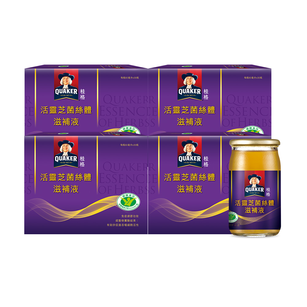 Quaker 桂格 活靈芝(30入x4盒)
