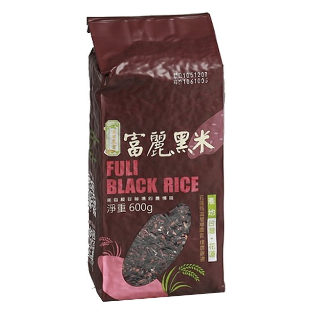 【富麗富里】富麗黑米600g