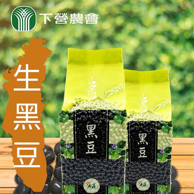 台灣農會 【下營農會】 生黑豆600gX3包