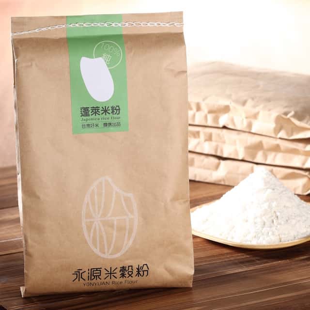 【台灣永源米穀粉】蓬萊米粉 600g