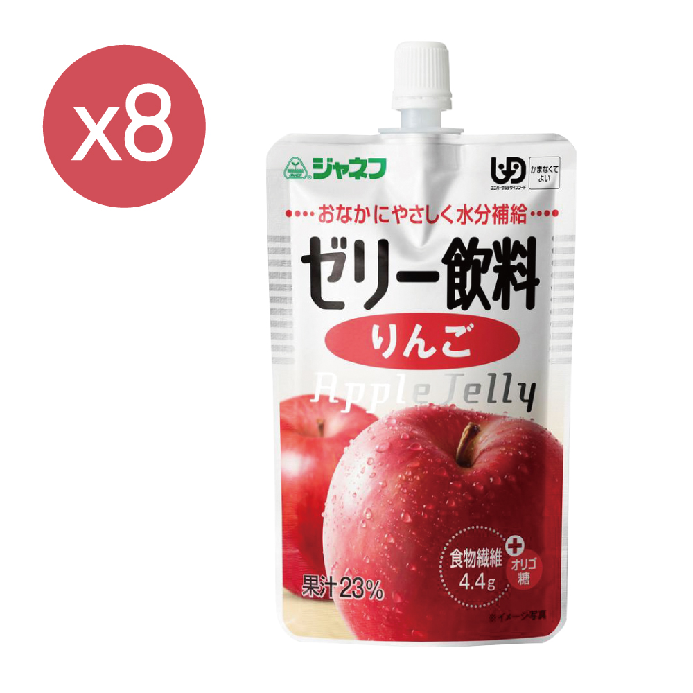 KEWPIE 日本加能福 吞樂易鮮果飲 蘋果 100gX8