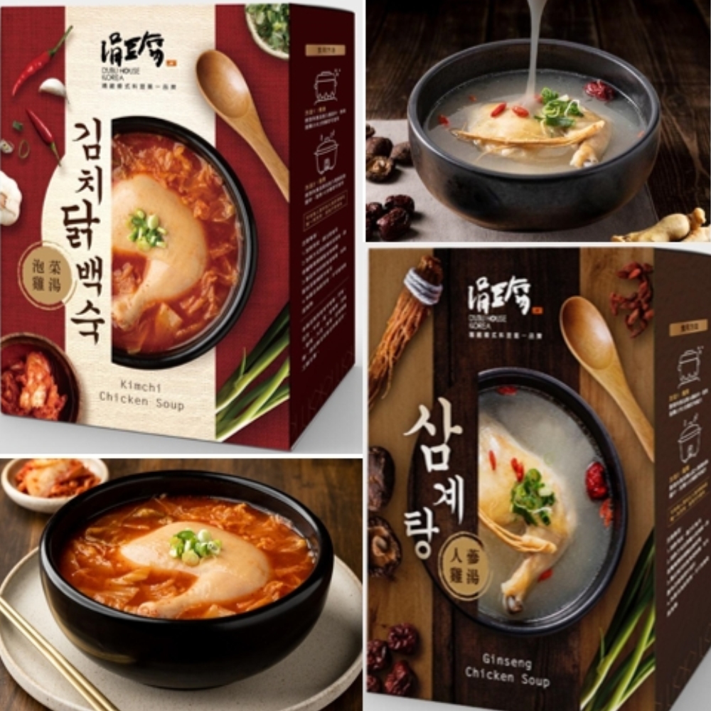 涓豆腐 【涓豆腐】韓式人蔘雞湯/泡菜雞湯X3盒(600g/盒) 口味任選