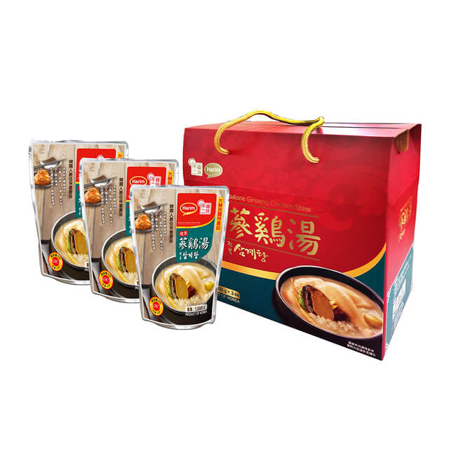 韓味不二 鮑魚蔘雞湯禮盒 (1kg*3入)