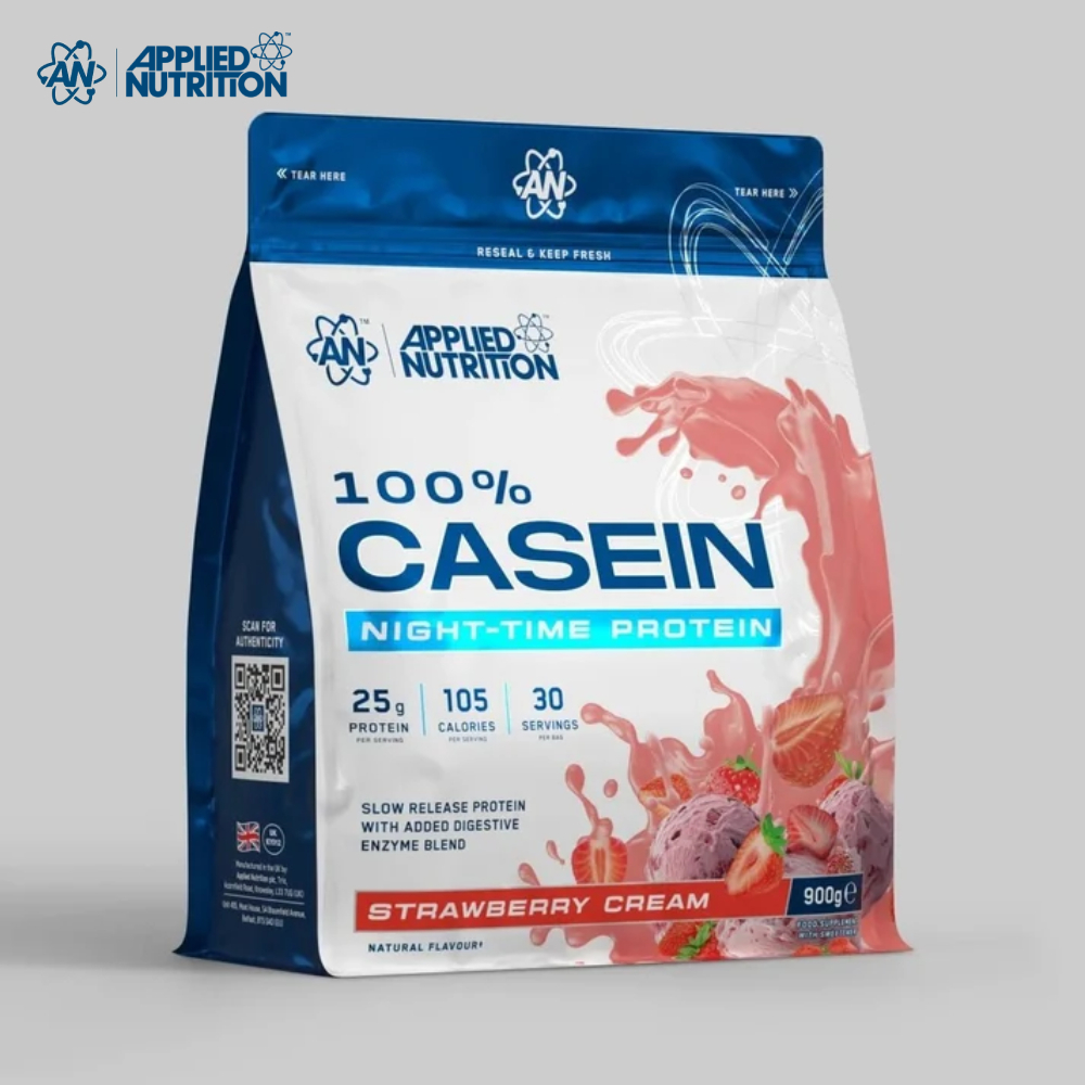 英國AN Applied Nutrition CASEIN 緩釋酪蛋白/夜間蛋白粉 (30份/900克/包)
