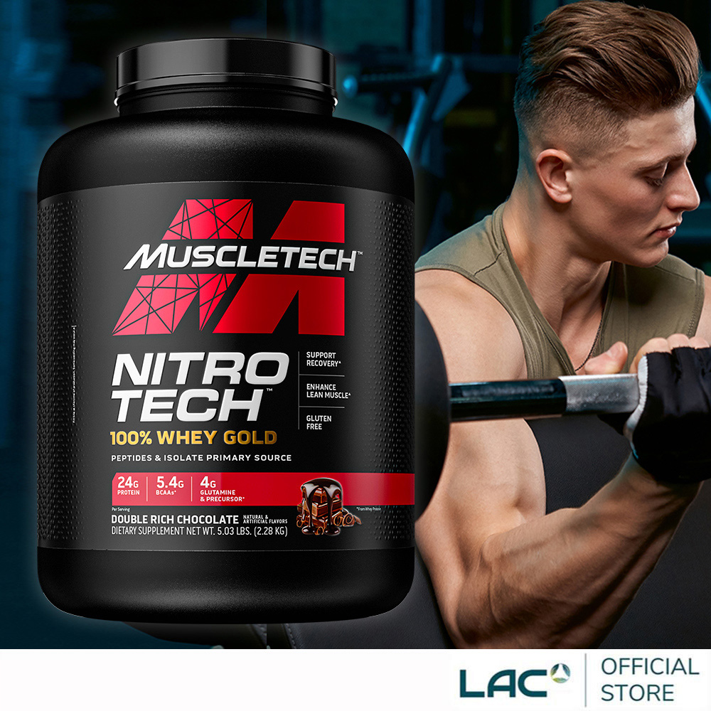 Muscletech 耐如鐵金牌乳清蛋白5磅-巧克力口味(麩醯胺酸/BCAA/胺基酸)(今日限定)