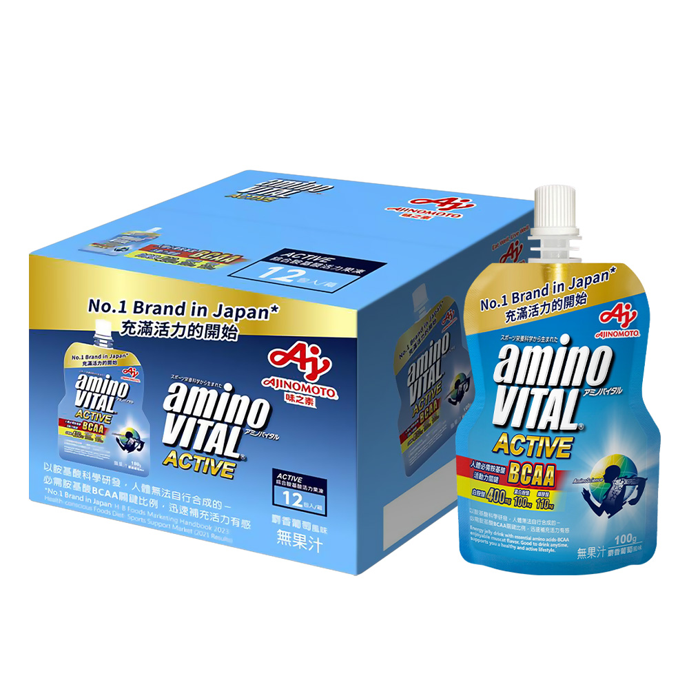 味之素 aminoVITAL ACTIVE 綜合胺基酸活力果凍 12包裝 100g*12包