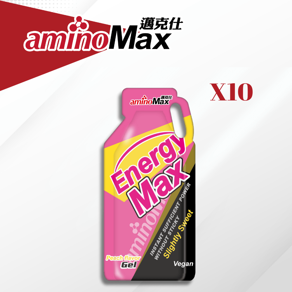 aminoMax 邁克仕 EnergyMax Light能量包energy gel-水蜜桃口味 32ml*10包