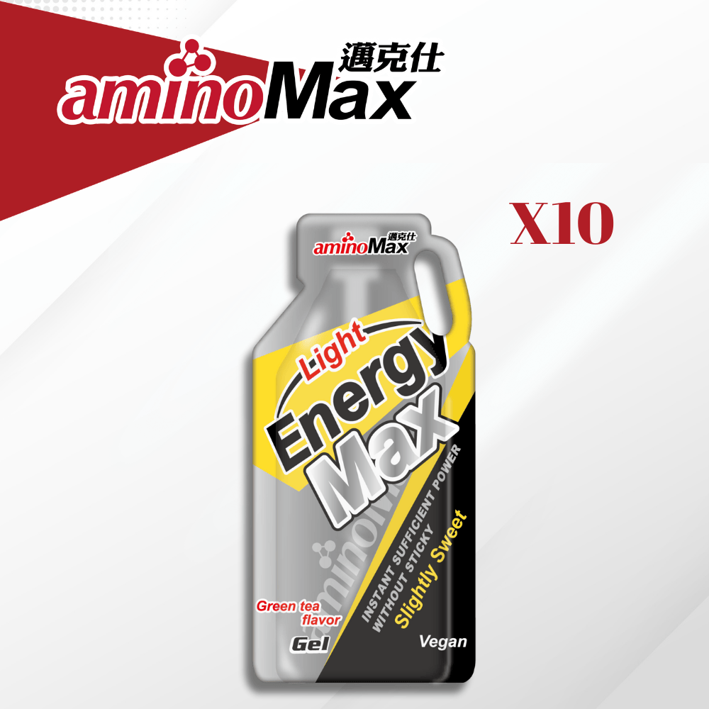 aminoMax 邁克仕 EnergyMax Light能量包energy gel-綠茶口味 32ml*10包