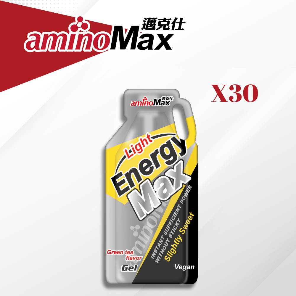aminoMax 邁克仕 EnergyMax Light能量包energy gel-綠茶口味 32ml*30包