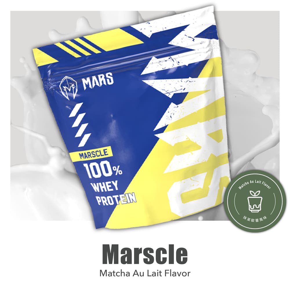【戰神MARS 】MARSCLE 系列濃縮乳清蛋白抹茶歐蕾900 克（袋裝）非隨手包PChome 【約30 份】