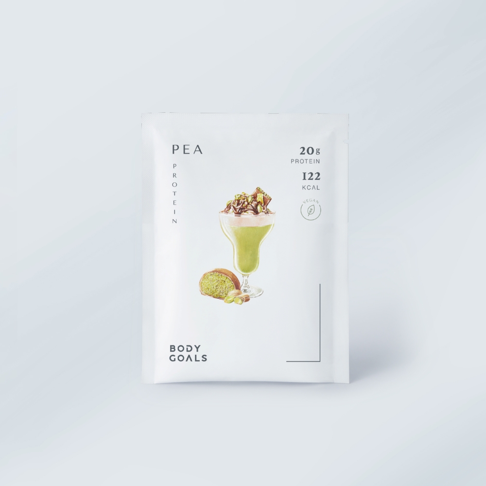 Body Goals 多效豌豆蛋白飲-杜拜巧克力口味 隨手包30入組(31g/包，30包/盒)