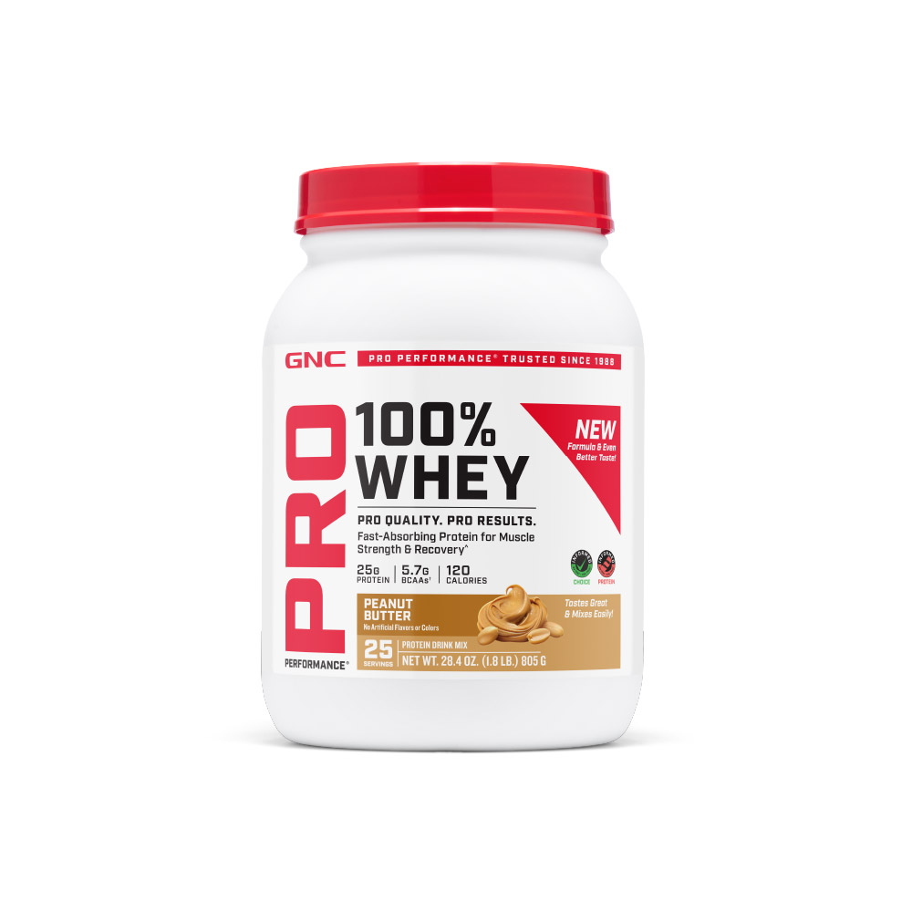 GNC 健安喜 真勁Pro Performance雙效綜合乳清蛋白-花生風味(805g)