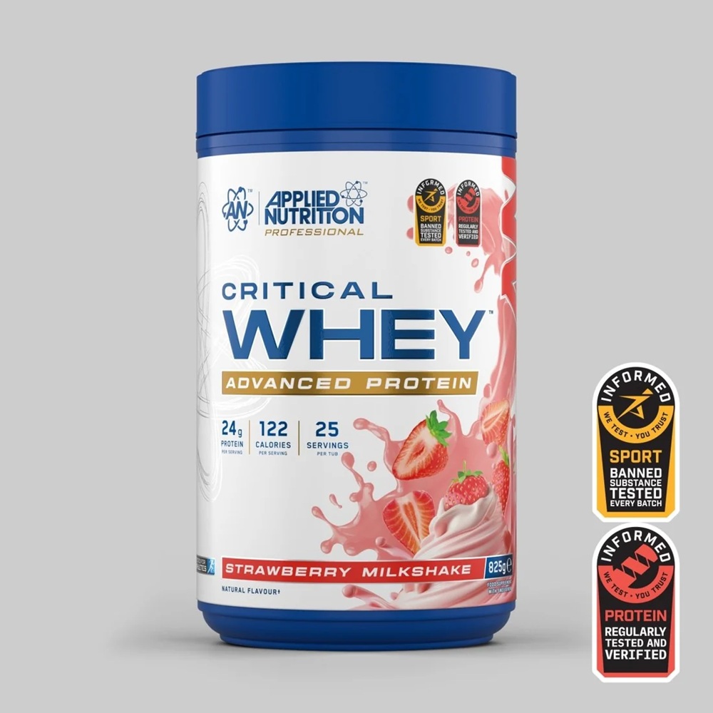 英國AN Applied Nutrition CRITICAL WHEY 關鍵進階 三重乳清蛋白粉 (25份/825克/罐)