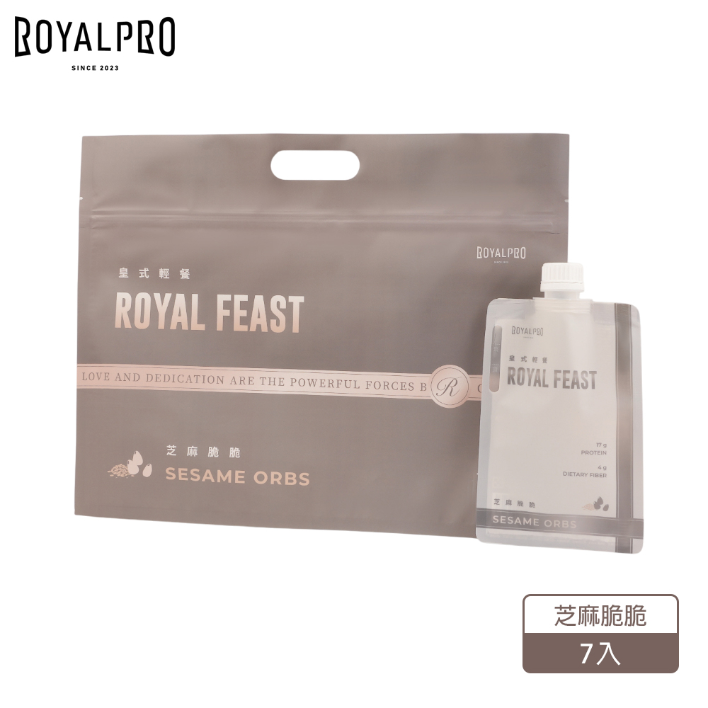 ROYALPRO - 皇式輕餐口栓包 芝麻脆脆 (7入)