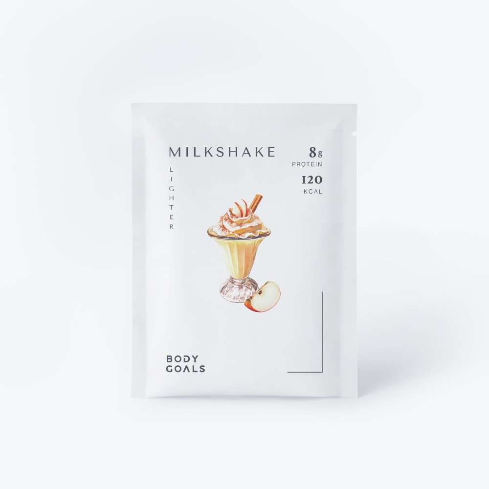 Body Goals 飽飽控卡白奶昔 蘋果歐蕾/香蕉歐蕾 60入組 (30g/60包/盒)
